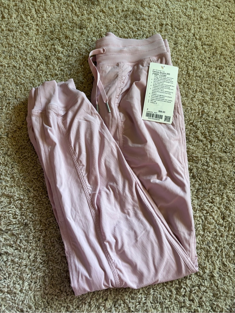 lululemon athletica Light Pink/Purple Dance Studio Jogger Pants